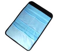 Lens Filter Case, Camera Filter Pouch, Canvas Filter Holder, Waterproof Protection, 4-Pocket Storage, Travel Photography Accessory, 4.7x4.7 Inches, Black, 1 Pack