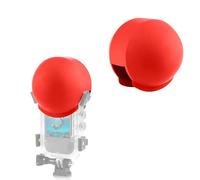 Lens Guard for Insta360 ONE X3 Invisible Dive Housing Case, Silicone Protective Cover, Lens Protector Case Accessories (Red)