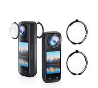 Lens Guard for Insta360 X5, Optical Glass Lens Protector Protective Cover for insta 360 X5 Premium Protective Lens Removable Anti-fog Anti-Scratch Camera Lens Cap Accessories