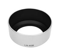 Lens Hood, Camera Lens Hood Plastic LH 40B Lens Hood with High Performance for Camera Lens (Silver)