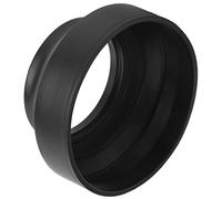 Lens Hood, Camera Lens Hood Rubber and Metal Lens Hood with Screw Connection for Lens (62mm)