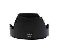 Lens Hood, Compatible with Nikon, HB-23 HB-25 HB-37 HB-39 | HB-50 HB-57 HB-58 HB-63 HB-81, bayonet, reversible, petal, black(HB-58)