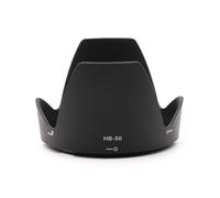 Lens Hood, Compatible with Nikon, HB-23 HB-25 HB-37 HB-39 | HB-50 HB-57 HB-58 HB-63 HB-81, bayonet, reversible, petal, black(HB-50)