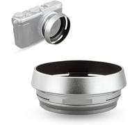 Lens Hood, For Fujifilm For Fuji X100VI X100 X100V X100F X100S X100T X70 Cameras With 49mm Adapter Ring Replaces For Fujifilm For LH-X100(Silver)