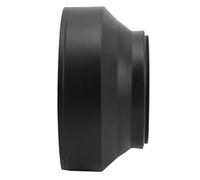 Lens Hood, Lens Hood Camera Lens Hood with Screw Connection Rubber and Metal for Lens (62mm)