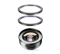 Lens Kit， Compatible for APEXEL HD Camera Phone Lens kit 120 degree 4K Wide angle 10x macro lens +CPL star filter for all smartphones(2in1 lens cpl star)