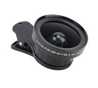 Lens Kit for IOS and Android, 0.45X Wide Angle 12.5X Macro Universal Clip on Cell Phone Lens Kit, 2 in 1 Phone Camera Lens Kit for Street Photography Landscape Selfies