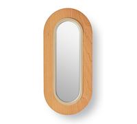 Lens LED wall lamp oval metal ring in ivory white Cherry LZF Lamps - LENS OV A IV LED DIM0 10V