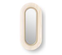 Lens LED wall lamp oval metal ring in ivory white LZF Lamps - LENS OV A IV LED DIM0 10V