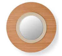 Lens LED Wall Lamp Round Metal Ring in Ivory White Cherry LZF Lamps - LENS CR A IV LED DIM0 10V