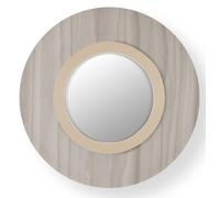Lens LED Wall Lamp Round Metal Ring in Ivory White Grey LZF Lamps - LENS CR A IV LED DIM0 10V