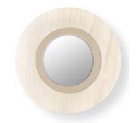 Lens LED Wall Lamp Round Metal Ring in Ivory White LZF Lamps - LENS CR A IV LED DIM0 10V
