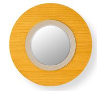 Lens LED Wall Lamp Round Metal Ring in Ivory White Yellow LZF Lamps - LENS CR A IV LED DIM0 10V