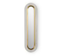 Lens LED Wall Lamp Superoval Metal Ring in Gold Grey LZF Lamps - LENS A SOV GD LED DIM0_10V