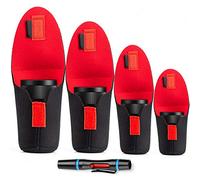 Lens Pouch Set - Soft Neoprene Travel Carry Protective Case Cover Sleeve for Canon Nikon Sony Panasonic Pentax Olympus DSLR Camera Lens With Cleaning Pen (S,M,L,XL)