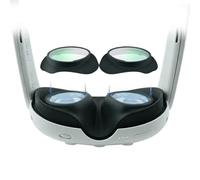 Lens Protector Cover Compatible with Meta Quest 3, Anti-Blue Light & Scratch-Resistant VR Lens Covers, Anti-Glare Glass for Quest 3 Accessories, Eye Strain Relief (1 Pair)