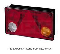 Lens Rear Light for 2VP 340 400 Combi Lamps - Left Hella 9EL 340 203-011