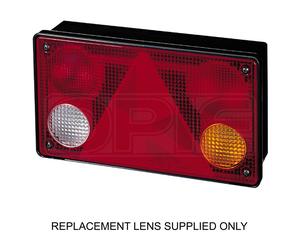 Lens Rear Light for 2VP 340 400 Combi Lamps - Left Hella 9EL 340 203-011