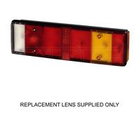 Lens Rear Light Lens with reflex reflector HELLA 9EL 152 889-001