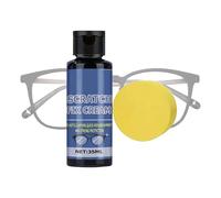 Lens Repair Cleaner - Fast Acting Scratch Remover for Glass | 35ml Compound with Sponge Applicator, Eyeglass, Sunglasses, Phone, Watch, Camera, Mirror Screen, Care Solution