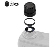 Lens Replacement Kit for Insta-360X5, Portbale [1 Pcs] Optical Glass Cover with Removal Tool + 2 Red Ring Easy Installation, Lens Camera Kit for Insta-360X5 Accessories (Black Ring)