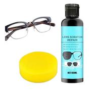 Lens Scratch Removal Spray - 100 ml Glass Repair Liquid For Sunglasses Eyeglass Repair Spray Compact For Teens Boys Son Daughter Youth Family Friends Suitable For All Types Of Glasses