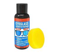 Lens Scratch Remover - Anti-Fog Screen Repair Maintenance Wax | Eyeglass Scratch Repair Wax with Sponge,for Home Outdoor Travel Indoor Office Vacation