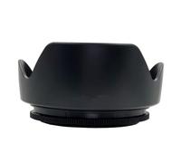 Lens Shade Anti Unwanted Light Reversible 72mm Screw In Shield Sunshade For DSLR Cameras With Protective Rimmed Hood With Reverse Storage