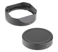 Lens Shade, Compatible For Fujifilm XF 23 33mm Metal Lens Hood | Square Bayonet Structure, Protective Cap Included, Fits F1.4 R LM WR Lenses(BLACK)