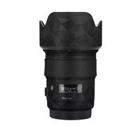 Lens Skin Camera Vinly Wrap Flim for Sigma 50mm F1.4 DG HSM Art Fit for Canon Mount Camera Full Body Decorative Sticker Cover Decal 1:1.4 50 1.4(Triangle Black)