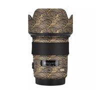 Lens Skin Camera Vinly Wrap Flim for Sigma 50mm F1.4 DG HSM Art Fit for Canon Mount Camera Full Body Decorative Sticker Cover Decal 1:1.4 50 1.4(Wave Gold)