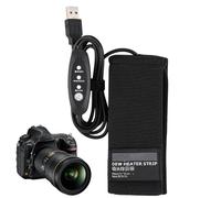 Lens Warmer - USB Dew Heater Strip Temperature Heating Tape | Lens Defoger Heating Condense Prevention Lens Warmer with 3 Heat Settings, Camera Lens Heater for Digital Camer