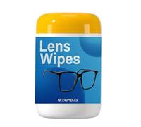 Lens Wipes for Eyeglasses - Anti-Fog Double-Sided - Glass Wipes for Eyeglasses | for Computer Phone Laptop Tablet Camera Gym School Commuting