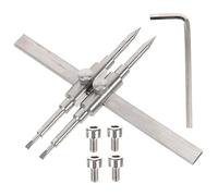 Lens Wrench Kit, Stainless Steel Adjustable Tool for Camera Lenses | Wide Jaw and Long Reach, Open-End Design, Silver, Precise Adjustments, Reliable Performance, Photographers