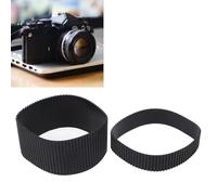 Lens Zoom and Focus Rubber Grip, Non Slip Camera Lens Focus Grip Replacement Kit for 28 to 75mm F2.8 Lens, High Elasticity, Easy Installation