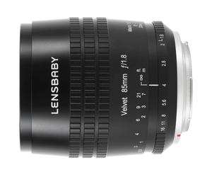 LensBaby Velvet 85 Black Canon RF