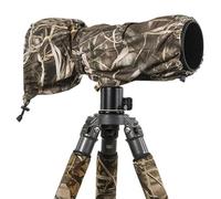 LensCoat Raincoat RS for Camera and Lens, Large Rain Cover Sleeve Camouflage Protection (Realtree Max4 HD) LCRSLM4