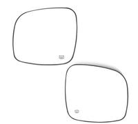 Lenses Compatible With Chrysler For Town For Country 2008-2016 Universal Heated Side Mirror Glass With Backing Plate OEM: 68026177AB 68026176AB