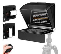 LENSGO Teleprompter for Tablet Smartphone, 10 Inch Mini Portable Prompter with Remote Control, Teleprompter App, Compatible with iOS/Android for YouTube/Online Teaching/Vlogger/Live Streaming (for
