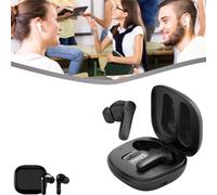 Lenskey All-in-One Translation Earbuds, Lenskey Translation Earbuds, 144 Languages & Accents Two-Way Luniva Translator Pods Real Time, Enhance Your Global Communication Experience (Black)