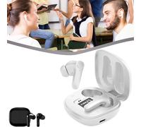 Lenskey All-in-One Translation Earbuds, Lenskey Translation Earbuds, 144 Languages & Accents Two-Way Luniva Translator Pods Real Time, Enhance Your Global Communication Experience (White)
