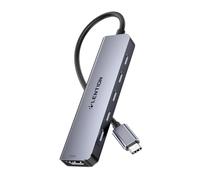 LENTION USB C Hub 10Gbps with 4K@60Hz HDMI, 4 USB-C in USB 3.2 Gen 2x1, PD 100W, Adapter for Windows PC, 2025-2016 MacBook Pro/Air, iPhone 17-15, Other Laptops with Thunderbolt 3/4 Port (CE33, Gray)