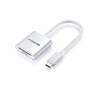 LENTION USB C to SD/Micro SD Card Reader, Type C SD 3.0 Card Adapter Compatible 2025-2016 MacBook Pro, New Mac Air/iPad Pro/Surface, More (C8, Silver)