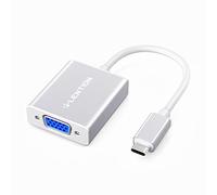 LENTION USB C to VGA Cable Adapter, Type C to VGA Monitor Converter Compatible 2025-2016 MacBook Pro & 2025-2018 MacBook Air, Surface, MacBook 12, More, Stable Driver Certified (CB-1080VGA, Silver)