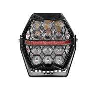 LENTLY Headlamp 120W Led Work Light Bar 7" White Yellow LED Light Bar For Offroad Driving Auto Fog Lamp For Jeep SUV ATV UTV 4x4 Pickup Truck Boat Headlight Assembly(1piece Black 120W)