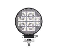 LENTLY Headlamp 60W Driving Led Work Light Dual Color 6000K DRL Spotlight Fog Lights Scooter For Truck Car ATV SUV UAZ Moto Tractor Headlight Assembly(1piece chrome 24W)