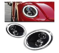 LENTLY Headlamp Car Headlights For VW For Beetle LED Headlight 2013-2019 Headlights DRL Turn Signal High Beam All LED Projector Lens Headlight Assembly(RHD,Xenon)