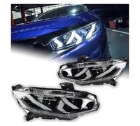 LENTLY Headlamp Car Lights For Civic X 2017-2020 LED Headlight Projector Lens Head Lamp DRL Animation Automotive Accessories Headlight Assembly
