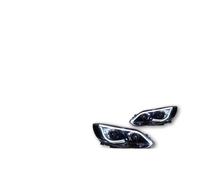 LENTLY Headlamp For Focus Headlights 2012 2013 2014 3 LED Headlight DRL Hid Head Lamp Angel Eye Bi Xenon Beam Accessories Car Styling Headlight Assembly