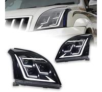 LENTLY Headlamp Head Lamp For Toyota For Prado 2004-2009 LED Headlight Projector LensFront Drl Signal Automotive Accessories Car Styling Headlight Assembly